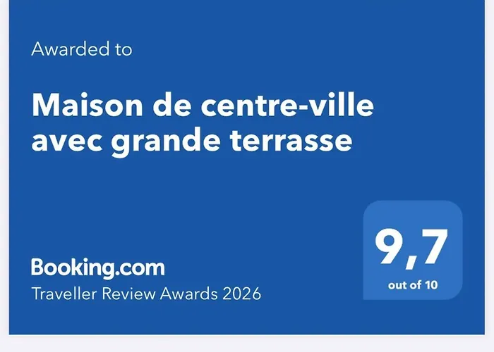 Maison De Centre-Ville Avec Grande Terrasse